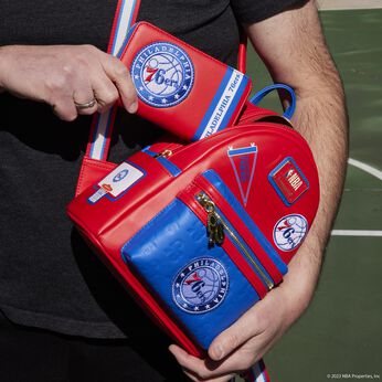 NBA Philadelphia 76ers Patch Icons Mini Backpack, Image 2