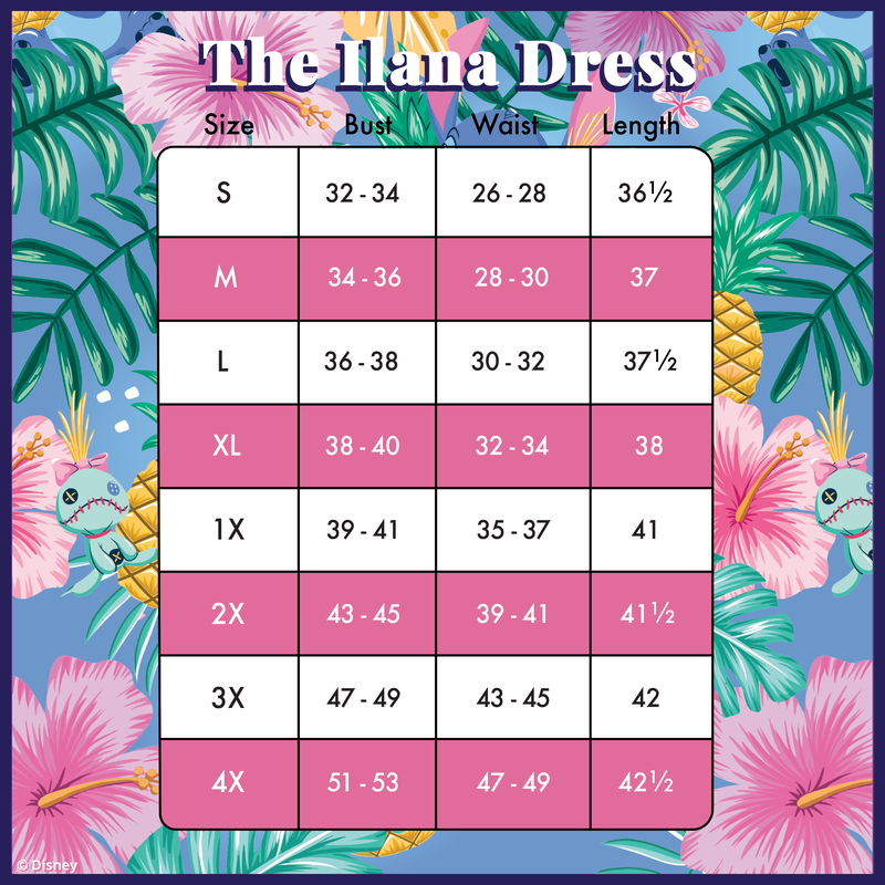 Buy Stitch Shoppe Lilo and Stitch Tropical Wrap Ilana Dress at Loungefly.