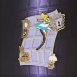 Alice in Wonderland Falling Down the Rabbit Hole 3" Collector Box Pin, , hi-res image number 6