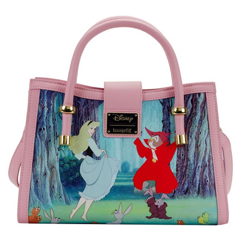Loungefly Disney Maleficent Sleeping Beauty Crossbody Satchel Handbag Purse