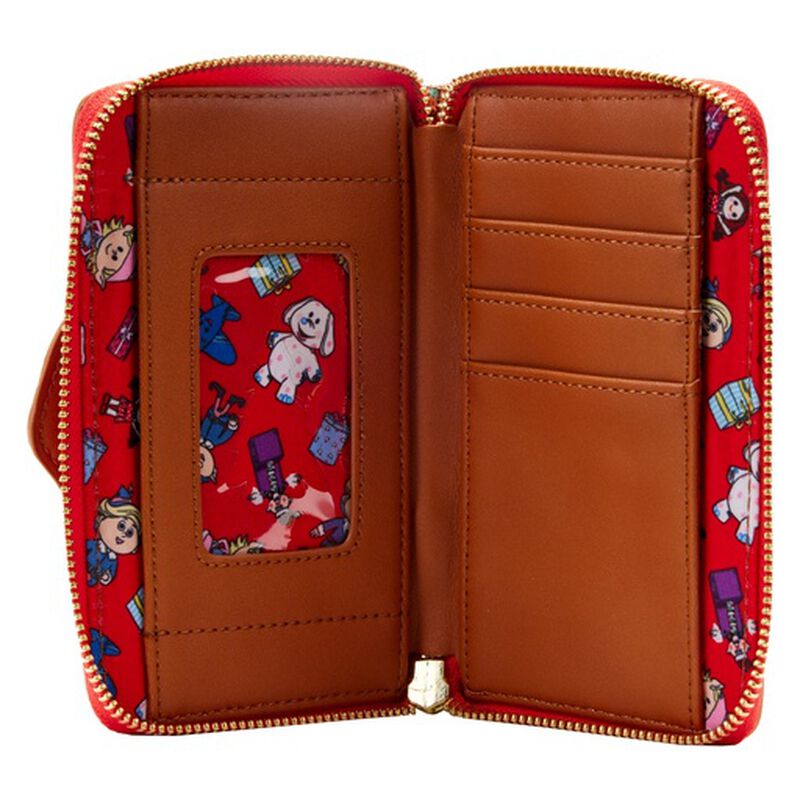 Exclusive - Rudolph the Red-Nosed Reindeer and Santa Cosplay Zip Around  Wallet