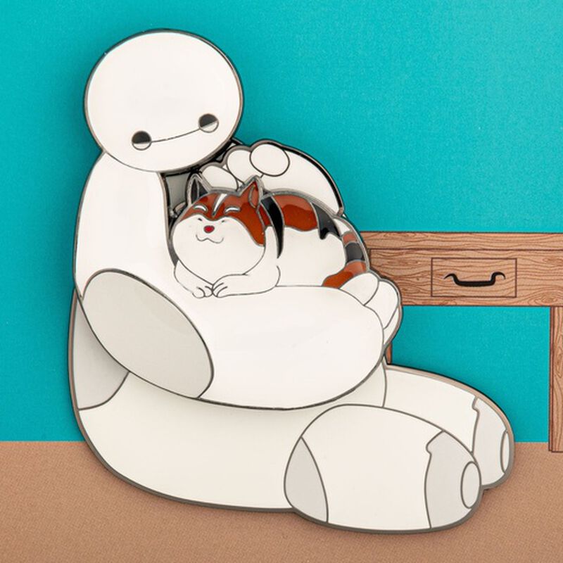 Disney Big Hero 6 Baymax Collector Box Moving Enamel Pin, , hi-res view 3