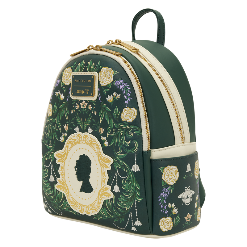 Bridgerton Silhouette Floral Mini Backpack, , hi-res view 2