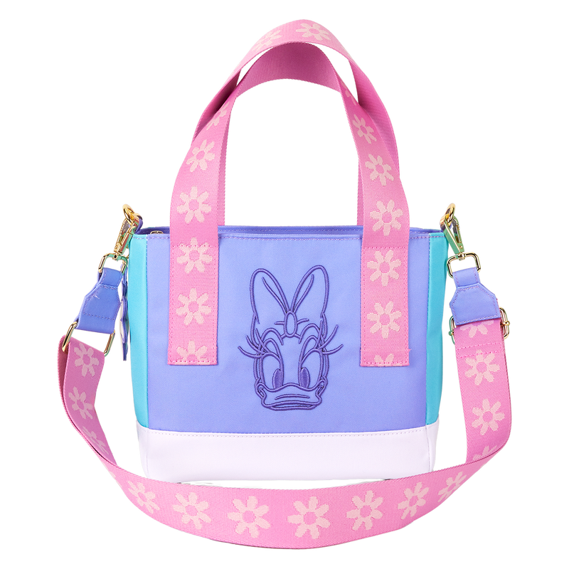 Daisy Duck 85th Anniversary Nylon Mini Tote Crossbody Bag, , hi-res view 7