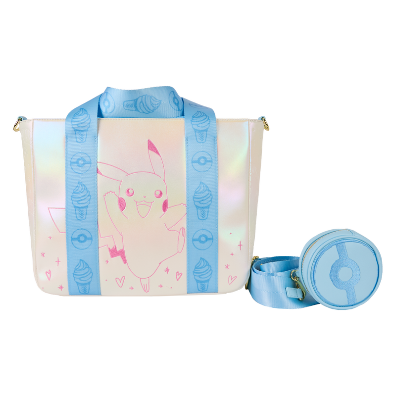Pokémon Iridescent Pikachu Tote Crossbody Bag with Coin Bag, , hi-res view 1