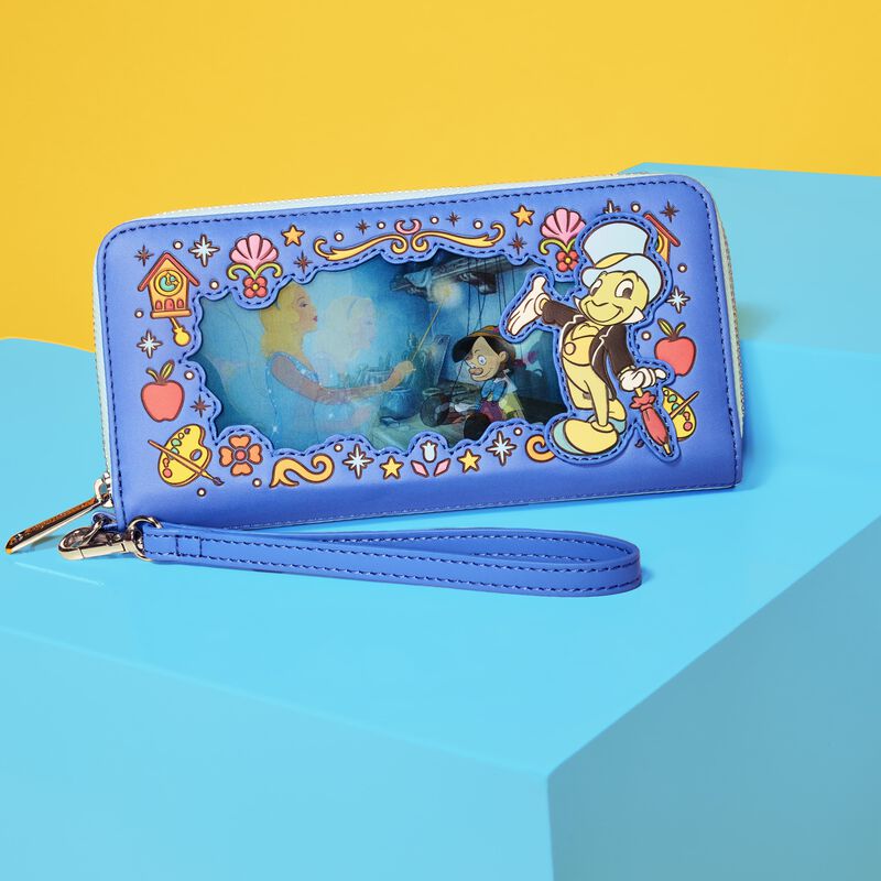 Pinocchio Exclusive Blue Fairy Lenticular Wristlet Wallet LFlifestyle1 view 2