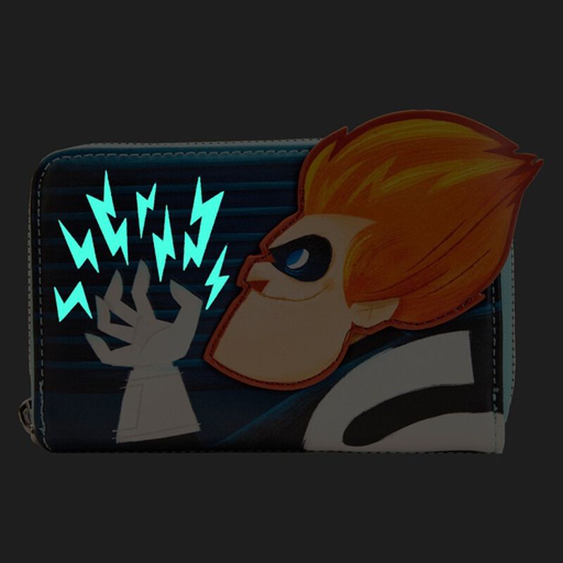 The Incredibles Syndrome Glow Zip Around Wallet, , hi-res view 2