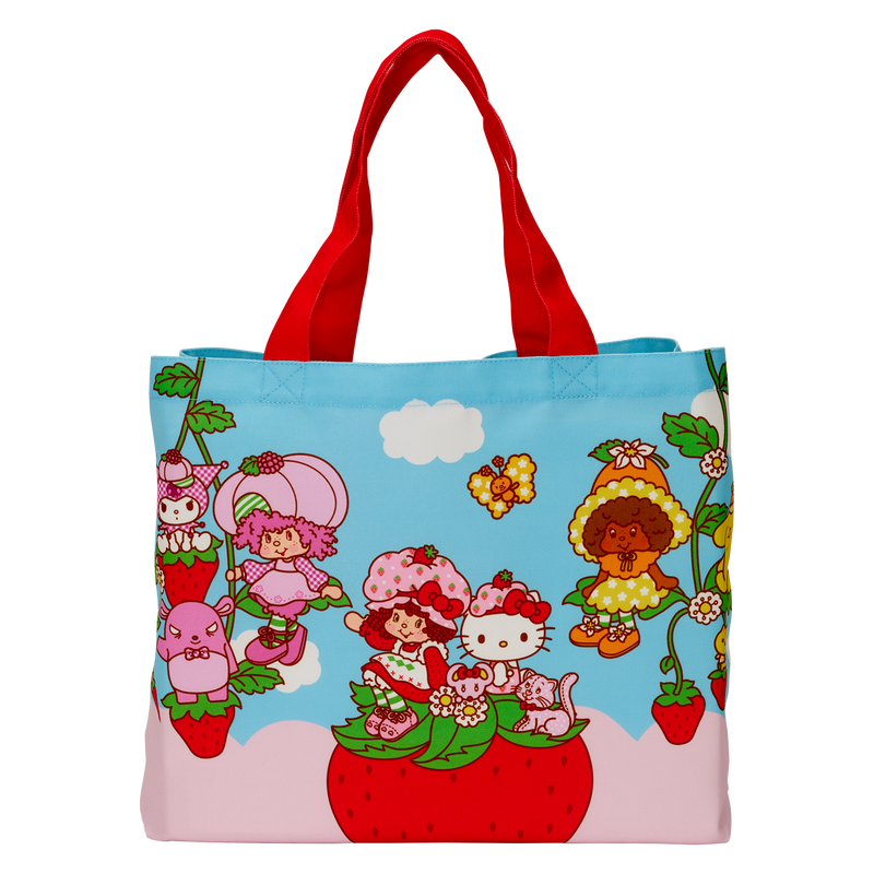 Sanrio Hello Kitty & Friends x Strawberry Shortcake Canvas Tote Bag, , hi-res view 1