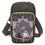 Sanrio Kuromi 20th Anniversary Cell Phone Crossbody Bag with Coin Bag, , hi-res view 1