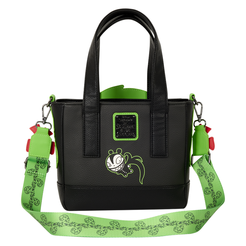 The Nightmare Before Christmas Man-Eating Wreath Glow Mini Tote Crossbody Bag, , hi-res view 4