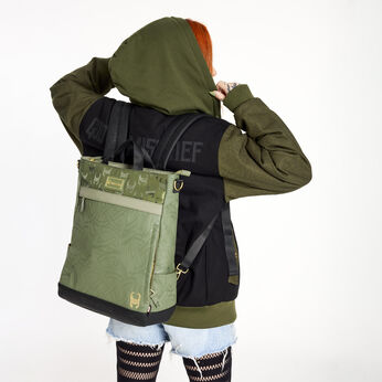 COLLECTIV Marvel Loki The CREATIV Convertible Backpack & Tote Crossbody Bag, Image 2