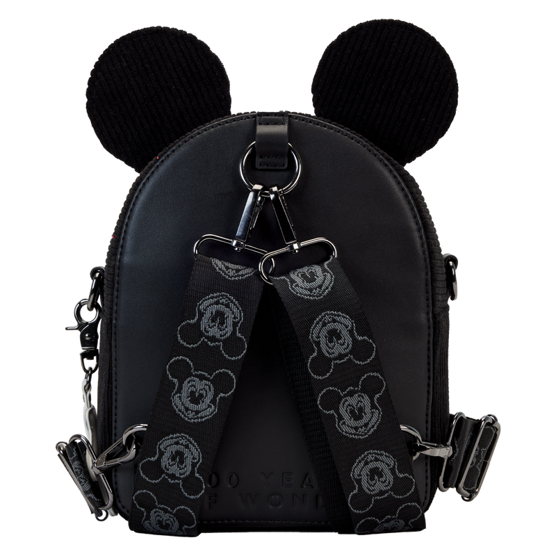 Buy Disney100 Mickey Mouse Classic Corduroy Convertible Mini Backpack ...