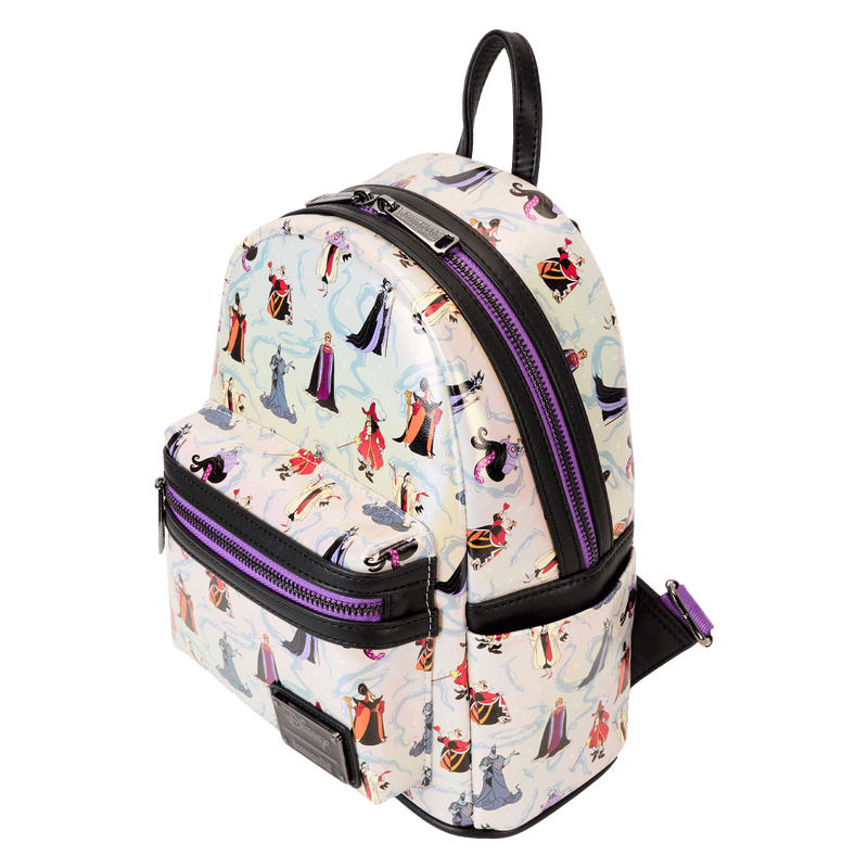 Disney Villains Iridescent All-Over Print Mini Backpack, , hi-res view 5