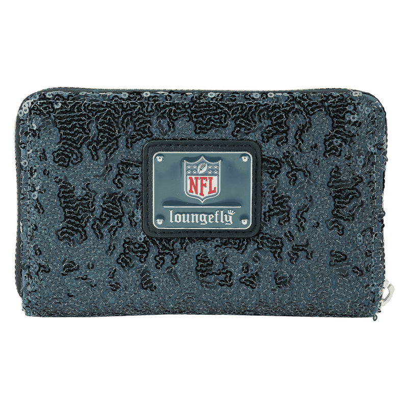 NFL Philadelphia Eagles Sequin Zip Around Wallet, , hi-res view 3