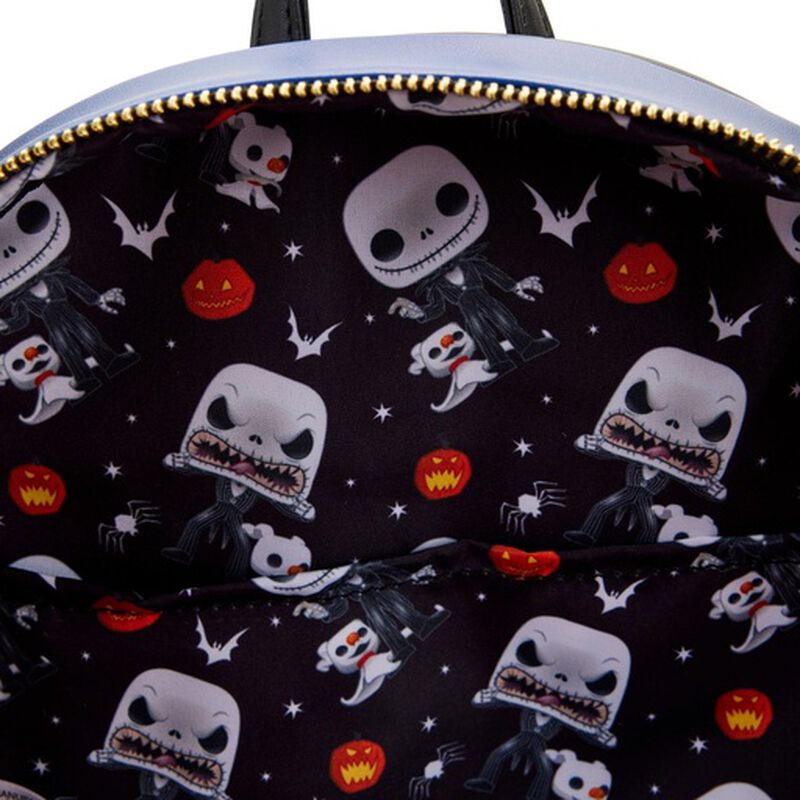 Funko Pop! by Loungefly Jack Skellington Glow Mini Backpack display picture 1