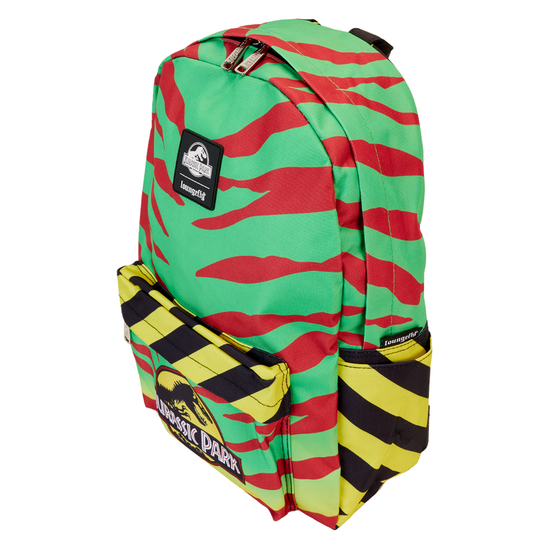 Jurassic Park Tour Vehicle Print Nylon Full-Size Backpack, , hi-res view 4