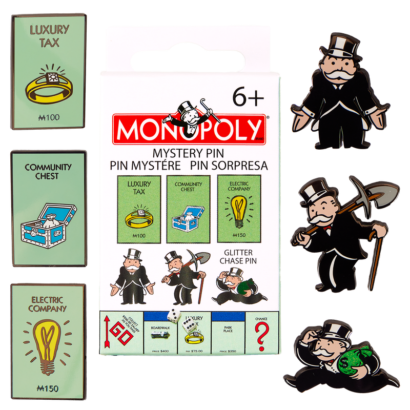 Monopoly 90th Anniversary Mystery Box Pin, , hi-res view 1