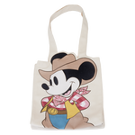Western Mickey Mouse Canvas Tote Bag, , hi-res view 1