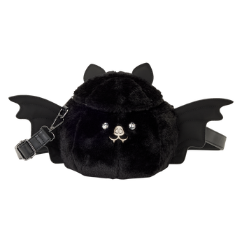 Loungefly Plush Bat Figural Crossbody Bag, Image 1