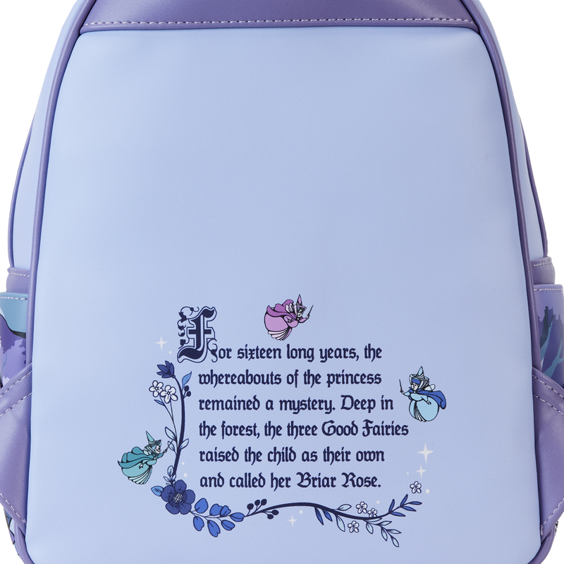 Sleeping Beauty 65th Anniversary Floral Scene Mini Backpack, , hi-res view 10