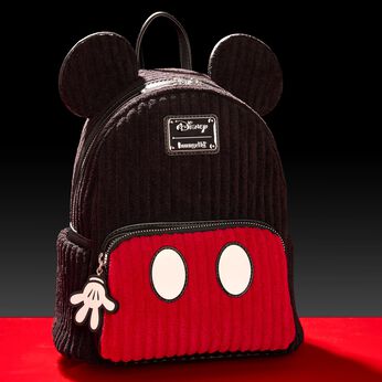 Mickey Mouse Exclusive Plush Corduroy Cosplay Mini Backpack, Image 2