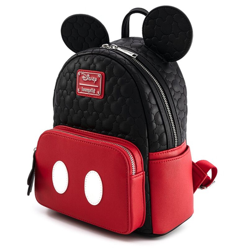 Disney Mickey Mouse Quilted Cosplay Mini Backpack, , hi-res view 3