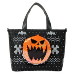 The Nightmare Before Christmas Jack Skellington Reversible Sequins Tote Crossbody Bag with Coin Bag, , hi-res view 7