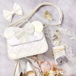Minnie Mouse Iridescent Wedding Crossbody Bag, , hi-res view 2