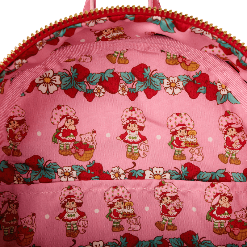 Strawberry Shortcake Denim Gingham Mini Backpack, , hi-res view 5
