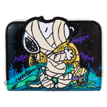 Peanuts Snoopy Mummy Haunt Glow Zip Around Wallet, , hi-res view 1