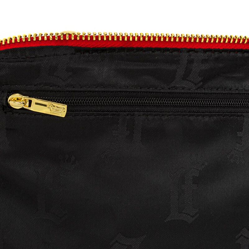 Loungefly Red Pin Trader Double Crossbody Bag, , hi-res view 7