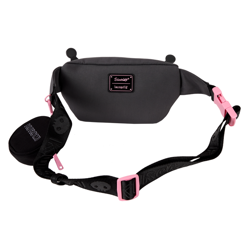 Sanrio Kuromi Cosplay Convertible Nylon Belt Bag with Coin Bag, , hi-res view 4