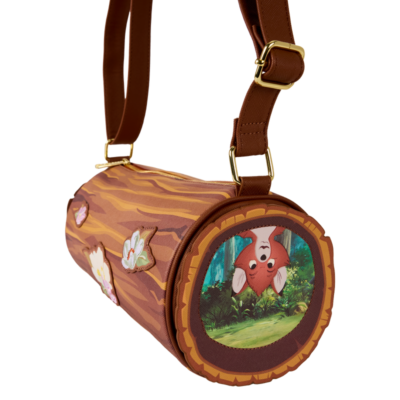 The Fox and the Hound Forest Floral Log Figural Crossbody Bag, , hi-res view 3