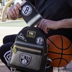 NBA Brooklyn Nets Patch Icons Zip Around Wallet, , hi-res image number 2