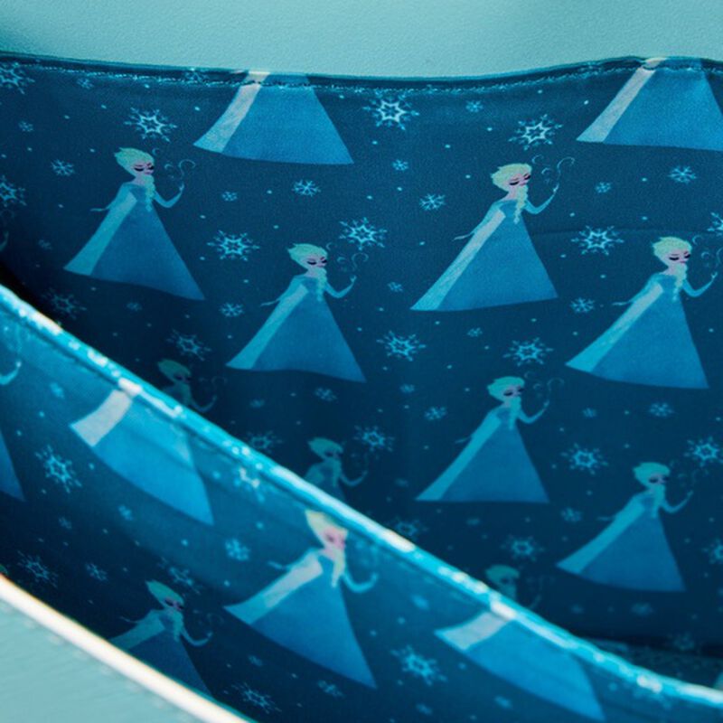 Exclusive - Elsa Snowflake Glitter Crossbody Bag, , hi-res image number 6