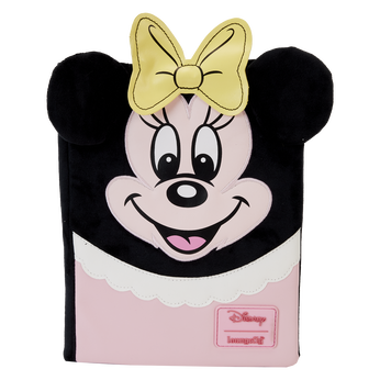 Disney100 Minnie Mouse Classic Cosplay Plush Refillable Stationery Journal, Image 1