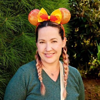Exclusive - Disney Fall Minnie Mouse Sequin Ombre Ear Headband, Image 2