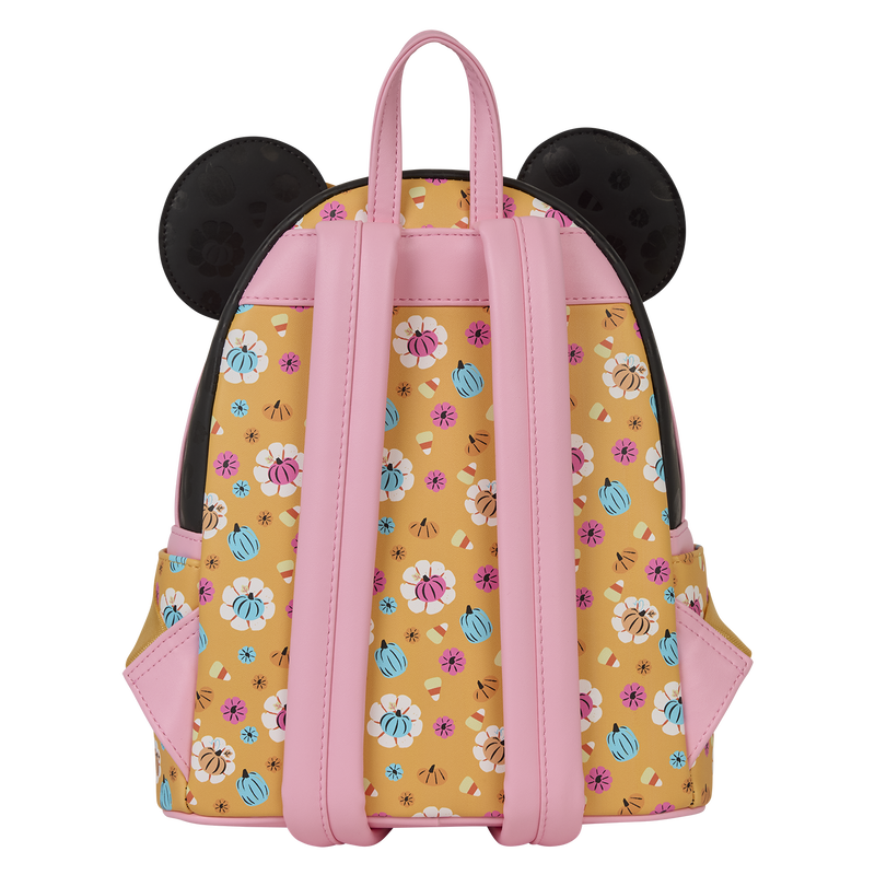 Minnie Mouse Cosplay Floral Pumpkin Glow Candy Corn-Scented Mini Backpack, , hi-res view 7