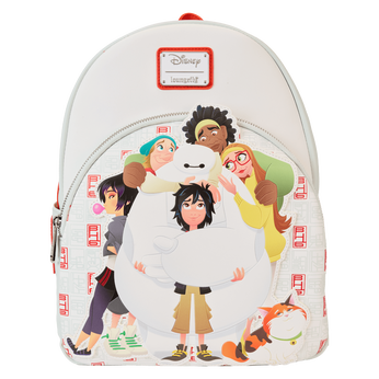 Big Hero 6 10th Anniversary Baymax & Friends Mini Backpack, Image 1