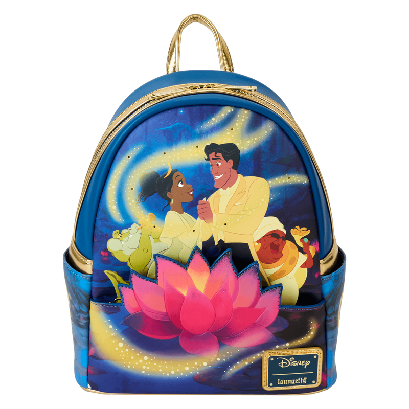 The Princess And The Frog 15th Anniversary Tiana & Naveen Glow Mini Backpack, , hi-res view 1