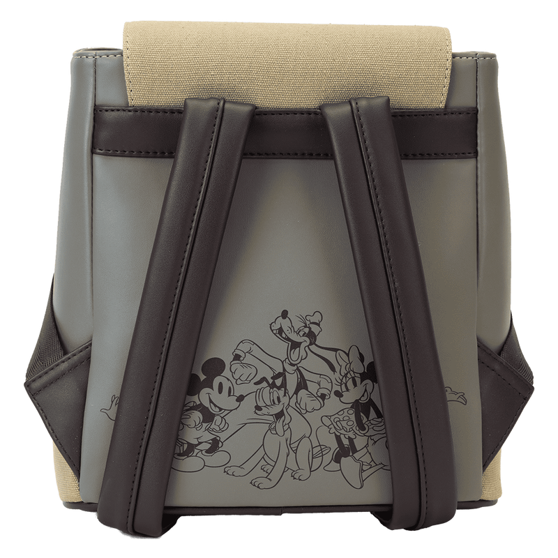 Mickey & Friends Canvas All-Over Print Drawstring Bucket Mini Backpack, , hi-res view 7