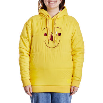 Winnie the Pooh Rainy Day Cosplay Puffer Unisex Hoodie, Image 1