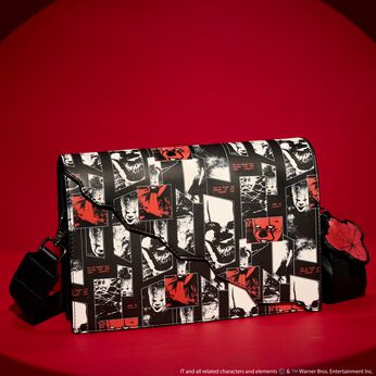 I Heart Horror It Pennywise Glow Crossbody Bag, Image 2