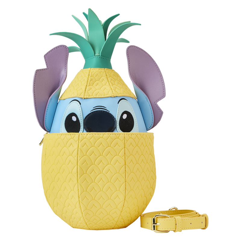 Stitch Shoppe Lilo and Stitch Figural Pineapple Crossbody Bag, , hi-res image number 1