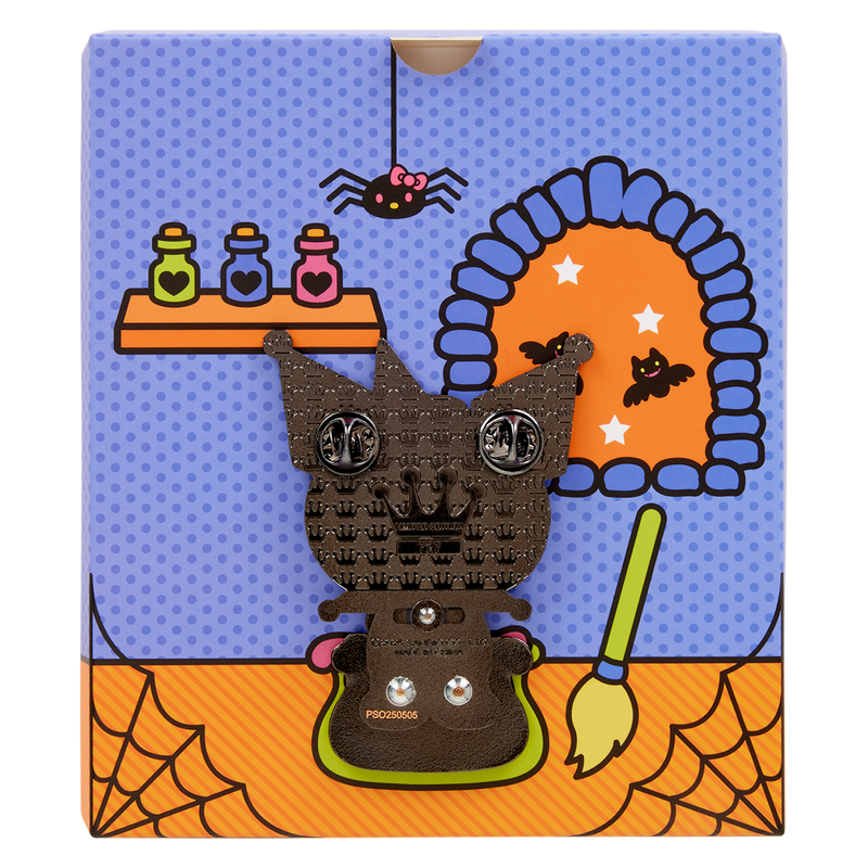 NYCC Limited Edition  Kuromi 3" Collector Box Sliding Pin - Sanrio, , hi-res view 3