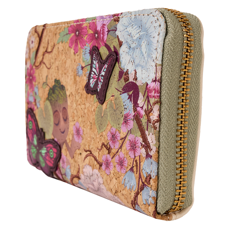 Guardians of the Galaxy Floral Groot Zip Around Wallet, , hi-res view 3