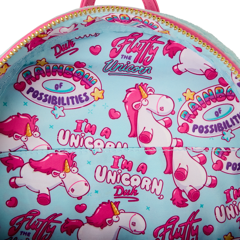 Minions Fluffy Unicorn Exclusive Costume Plush Mini Backpack, , hi-res view 6