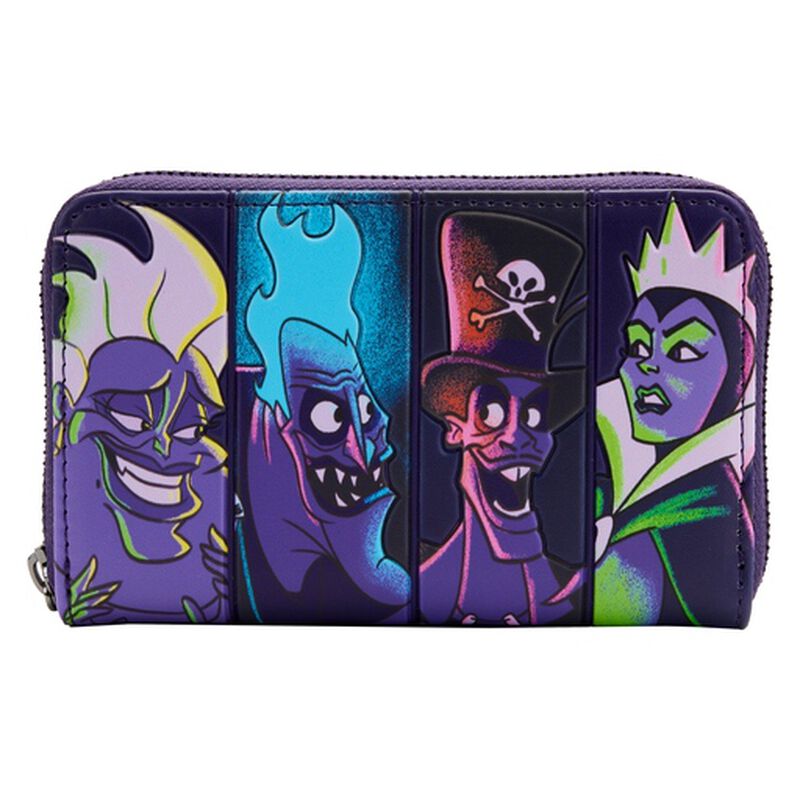 Villains in the Dark Zip Around Wallet, , hi-res image number 1