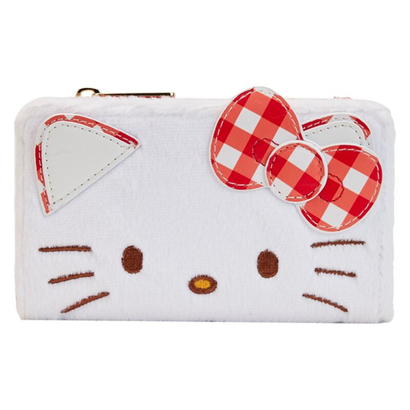 Hello Kitty Gingham Cosplay Flap Wallet, , hi-res view 1