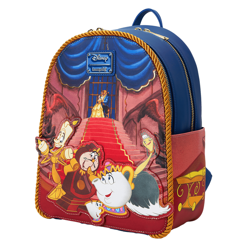 WonderCon Limited Edition Beauty and the Beast Ballroom Scene Mini Backpack, , hi-res view 3
